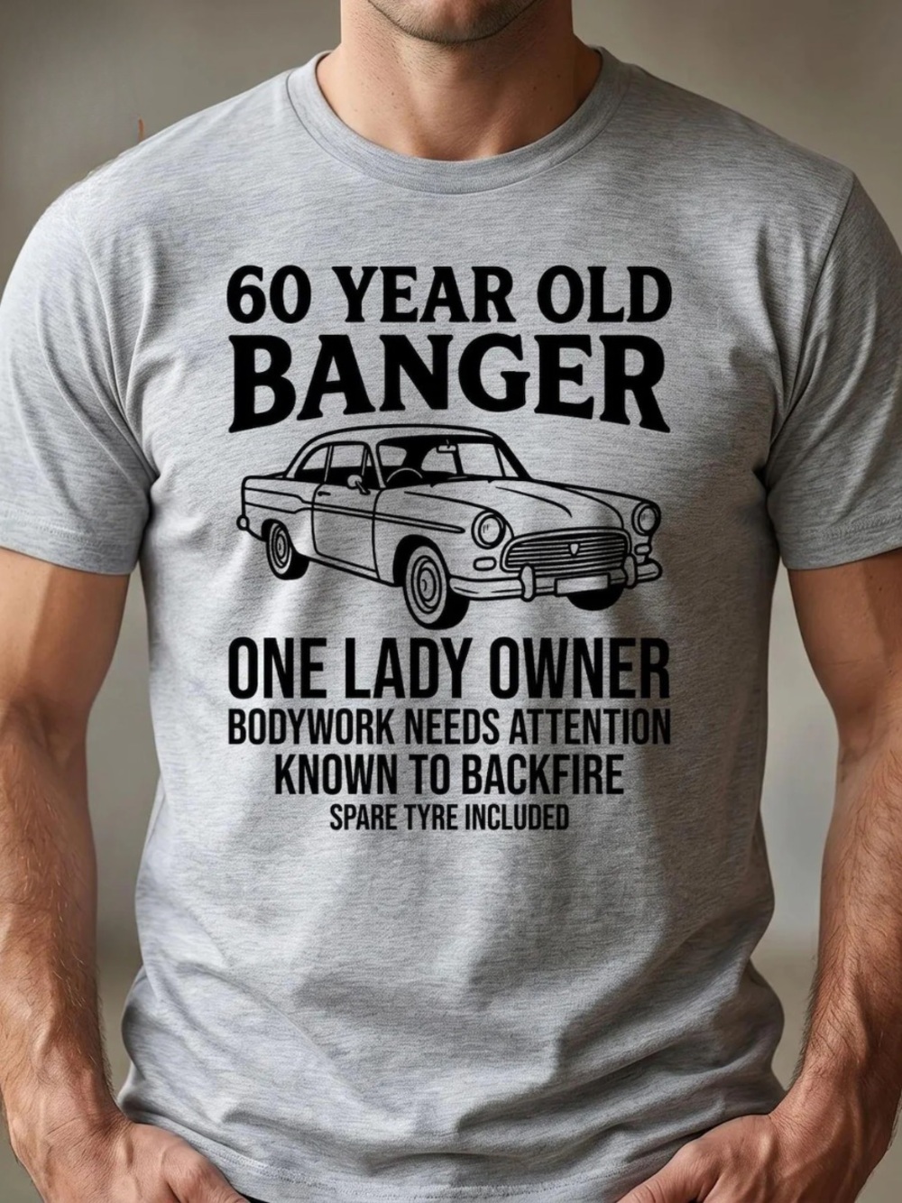 AshGray '60 Year Old Banger' Graphic Tee